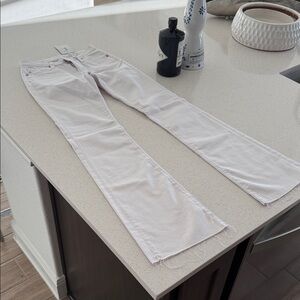 AG Adriano Goldschmied Women's Soft Pink Boot Cut Jeans